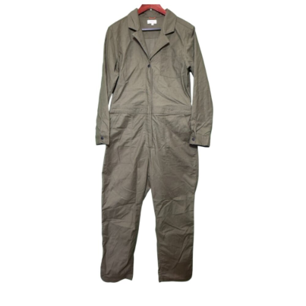 Gently Worn Hunter Green ROARK Full Jumpsuit Size L (BB1005)